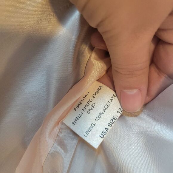 Perry Ellis Black Long Blazer Jacket Size 10 - Picture 4 of 9